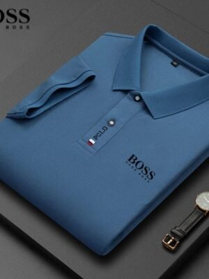 Hugo Boss Casual Ice Silk Embroidered POLO Shirt (Buy 1 Get 1 Free)